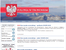 Tablet Screenshot of polonia.trondheim.no